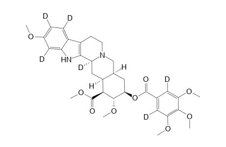 [11,17-Dimethoxy-3,9,10,12-tetradeuterio-18-[(2,5-dideuterio-3,4,5-trimethoxybenzoyl)oxy]yohimban-16-carboxylic acid methyl ester isomer]