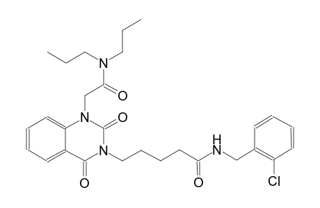 N-(2-chlorobenzyl)-5-(1-[2-(dipropylamino)-2-oxoethyl]-2,4-dioxo-1,4-dihydro-3(2H)-quinazolinyl)pentanamide