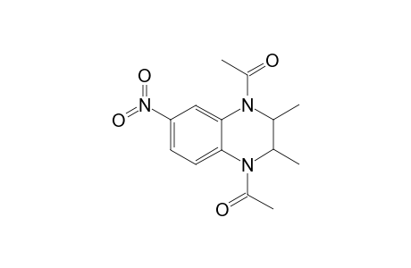 Quinoxaline, 1,4-diacetyl-1,2,3,4-tetrahydro-2,3-dimethyl-6-nitro-