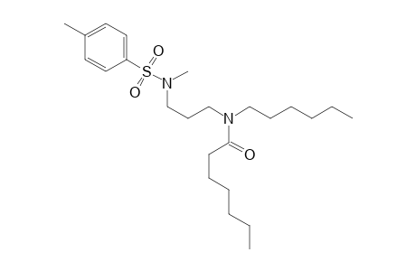Heptanamide, N-hexyl-N-[3-[methyl[(4-methylphenyl)sulfonyl]amino]propyl]-