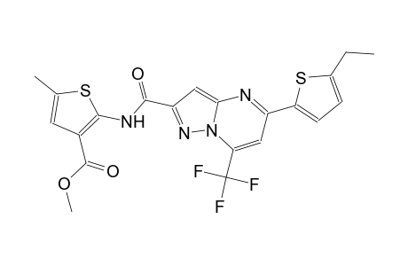 methyl 2-({[5-(5-ethyl-2-thienyl)-7-(trifluoromethyl)pyrazolo[1,5-a]pyrimidin-2-yl]carbonyl}amino)-5-methyl-3-thiophenecarboxylate