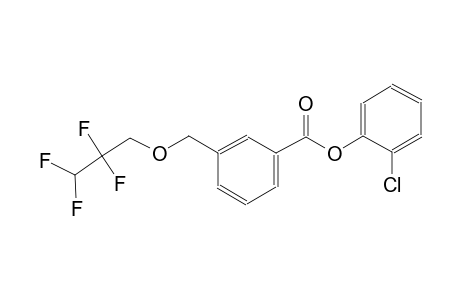 2-chlorophenyl 3-[(2,2,3,3-tetrafluoropropoxy)methyl]benzoate