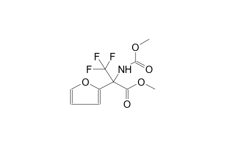 2-(1-METHOXYCARBONYL-1-METHOXYCARBONYLAMINO-2,2,2-TRIFLUOROETHYL)FURAN