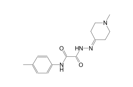 N-(4-methylphenyl)-2-[2-(1-methyl-4-piperidinylidene)hydrazino]-2-oxoacetamide