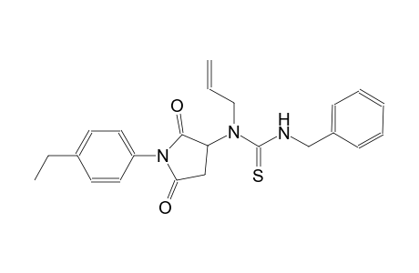 N-allyl-N'-benzyl-N-[1-(4-ethylphenyl)-2,5-dioxo-3-pyrrolidinyl]thiourea