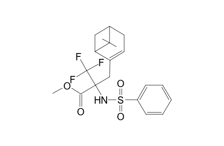 2-(benzenesulfonamido)-2-[(6,6-dimethyl-4-bicyclo[3.1.1]hept-3-enyl)methyl]-3,3,3-trifluoro-propionic acid methyl ester