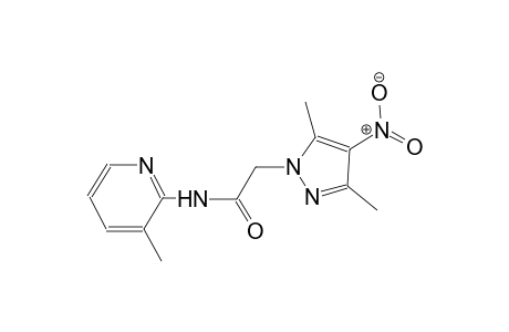 2-(3,5-dimethyl-4-nitro-1H-pyrazol-1-yl)-N-(3-methyl-2-pyridinyl)acetamide