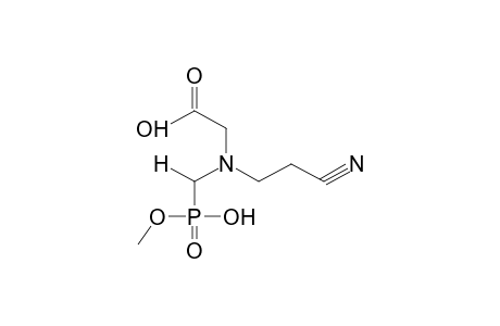 N-2-CYANOETHYL-N-(O-METHYLPHOSPHONOMETHYL)GLYCINE