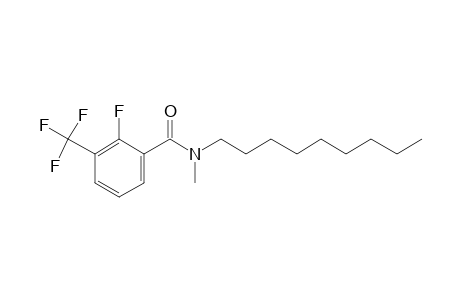 Benzamide, 2-fluoro-3-trifluoromethyl-N-methyl-N-nonyl-