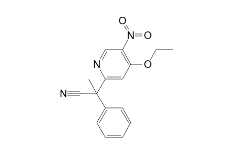 4-Ethoxy-3-nitro-6-(1-phenyl-1-cyanoethyl)pyridine
