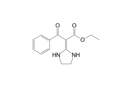 2-(2-imidazolidinylidene)-3-oxo-3-phenylpropanoic acid ethyl ester