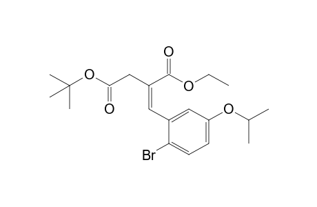 t-Butyl 4-(2'-bromo-5'-isopropoxyphenyl)-3-ethoxycarbonyl-3-butenoate