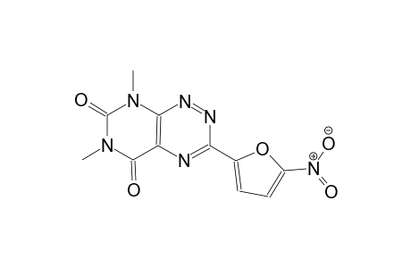 6,8-dimethyl-3-(5-nitro-2-furyl)pyrimido[5,4-e][1,2,4]triazine-5,7(6H,8H)-dione