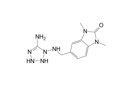 2H-1,3-Benzimidazol-2-one, 5-[[(5-amino-2,3-dihydro-1H-1,2,3,4-tetrazol-1-yl)amino]methyl]-1,3-dihydro-1,3-dimethyl-