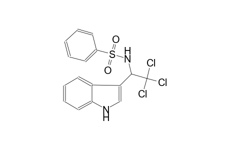 N-[2,2,2-Trichloro-1-(1H-indol-3-yl)ethyl]benzenesulfonamide