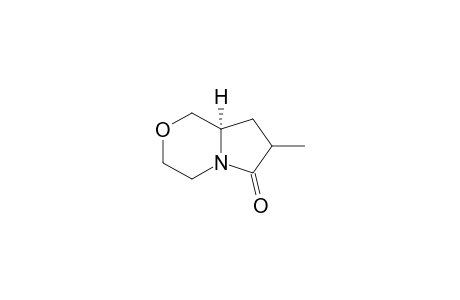 8-Methyl-1-aza-4-oxabicyclo[4.3.0]nonan-2-one