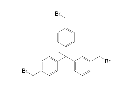 1-{1,1-Bis[4-(bromomethyl)phenyl]ethyl}-3-(bromomethyl)benzene