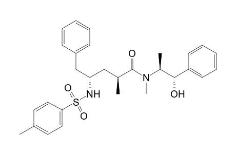 [2S,4S,1'S,2'S]-(+)-N,2-Dimethyl-5-phenyl-N-(2'-phenyl-2'-hydroxy-1'-methylethyl)-4-(p-toluenesulfonylamino)pentanamide