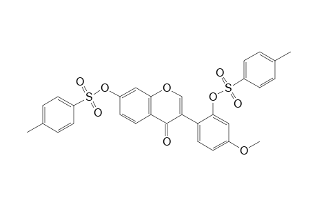 4H-1-Benzopyran-4-one, 3-[4-methoxy-2-[[(4-methylphenyl)sulfonyl]oxy]phenyl]-7-[[(4-methylphenyl)sulfonyl]oxy]-