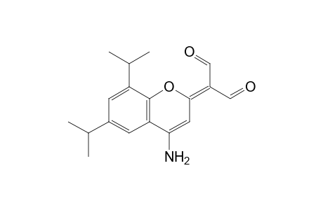 (4-Amino-6,8-diisopropyl-2H-chromen-2-ylidene)malon-aldehyde