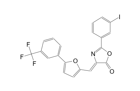 (4Z)-2-(3-iodophenyl)-4-({5-[3-(trifluoromethyl)phenyl]-2-furyl}methylene)-1,3-oxazol-5(4H)-one