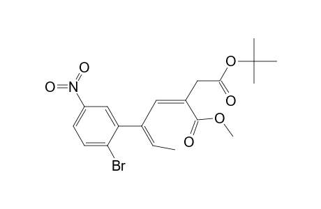 Butanedioic acid, [2-(2-bromo-5-nitrophenyl)-2-butenylidene]-, 4-(1,1-dimethylethyl) 1-methyl ester, (E,Z)-