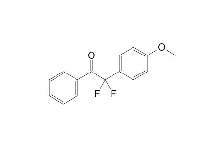 2,2-Difluoro-2-(4-methoxyphenyl)-1-phenylethanone