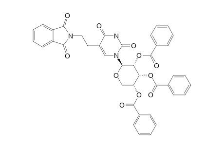 benzoic acid [(2R,3R,4R,5R)-4,5-bis(benzoyloxy)-2-[5-[2-(1,3-diketoisoindolin-2-yl)ethyl]-2,4-diketo-pyrimidin-1-yl]tetrahydropyran-3-yl] ester