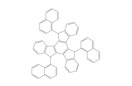 syn-5,10,15-Tri-(1-naphthyl)-10,15-dihydro-5H-diindeno[1,2-a;1',2'-c]fluorene