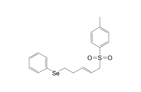 Benzene, 1-methyl-4-[[5-(phenylseleno)-2-pentenyl]sulfonyl]-, (E)-