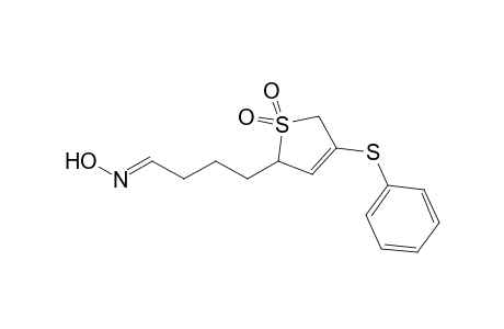 2-(4-Hydroxyiminobutyl)-4-phenylthio-3-sulfolene