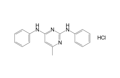 2,4-dianilino-6-methylpyrimidine, monohydrochloride
