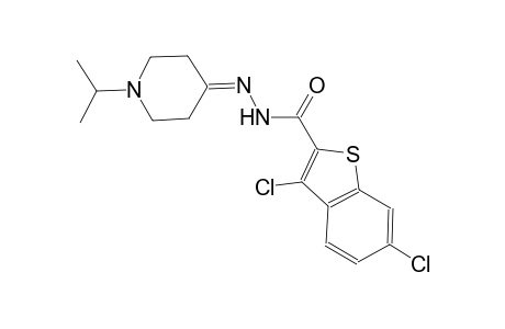 3,6-dichloro-N'-(1-isopropyl-4-piperidinylidene)-1-benzothiophene-2-carbohydrazide