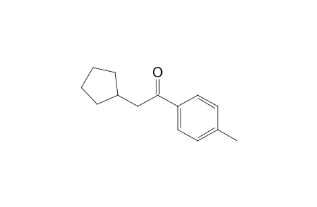 2-cyclopentyl-1-(4-methylphenyl)ethanone