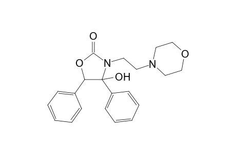3-(2-morpholin-4-ylethyl)-4-oxidanyl-4,5-diphenyl-1,3-oxazolidin-2-one