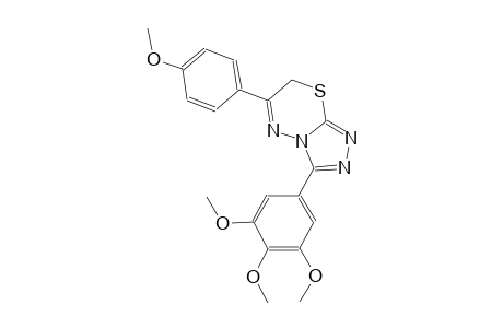 6-(4-methoxyphenyl)-3-(3,4,5-trimethoxyphenyl)-7H-[1,2,4]triazolo[3,4-b][1,3,4]thiadiazine