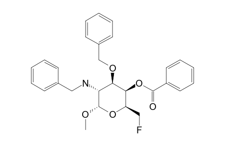METHYL-2-BENZAMIDO-4-O-BENZOYL-3-O-BENZYL-2,6-DIDEOXY-6-FLUORO-ALPHA-D-GALACTOPYRANOSIDE