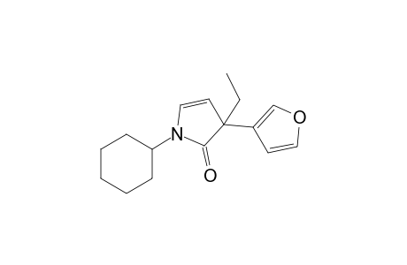 N-Cyclohexyl-3-ethyl-3-furyl-1,3-dihydropyrrol-2-one