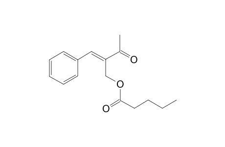 (E)-4-Phenyl-3-pentanoyloxymethyl-3-buten-2-one