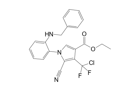 Ethyl N-[2-(benzylamino)phenyl]-5-cyano-4-(chlorodifluoromethyl)pyrrol-3-carboxylate