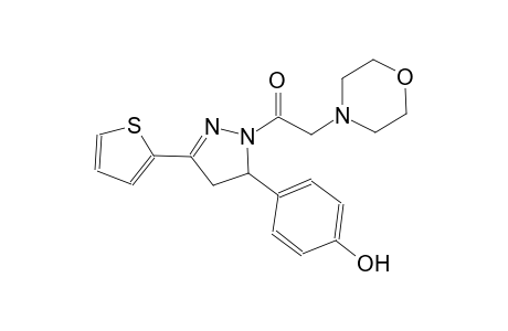 phenol, 4-[4,5-dihydro-1-(4-morpholinylacetyl)-3-(2-thienyl)-1H-pyrazol-5-yl]-