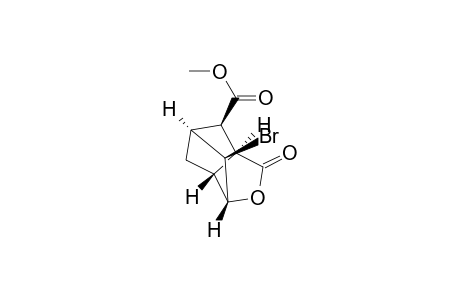 3,5-Methano-2H-cyclopenta[b]furan-7-carboxylic acid, 6-bromohexahydro-2-oxo-, methyl ester, (3.alpha.,3a.beta.,5.alpha.,6.beta.,6a.beta.,7S*)-