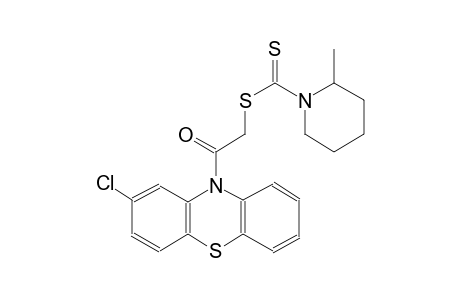 2-(2-chloro-10H-phenothiazin-10-yl)-2-oxoethyl 2-methyl-1-piperidinecarbodithioate