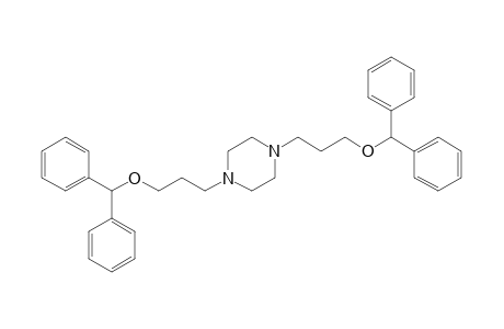 1,4-bis[3-(diphenylmethoxy)propyl]piperazine