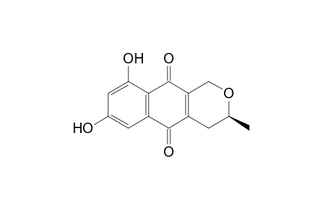 (3S)-3-methyl-7,9-bis(oxidanyl)-3,4-dihydro-1H-benzo[g]isochromene-5,10-dione