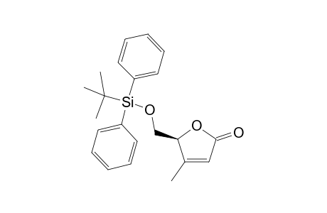 (S)-5-tert-Butyldiphenylsilyloxymethyl-4-methyl-3,4-dehydro-1,4-butyrolactone