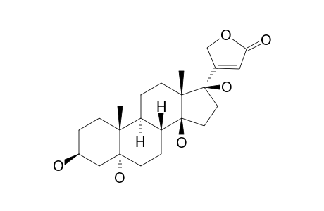 3-BETA,5-ALPHA,14-BETA,17-BETA-TETRAHYDROXY-CARD-20(22)-ENOLIDE