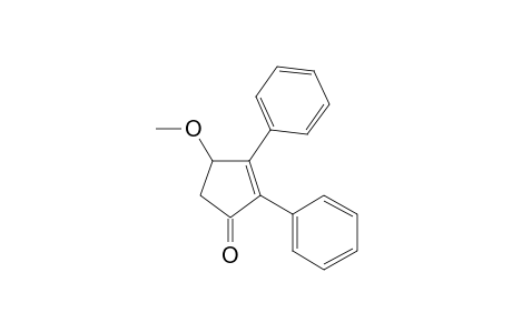 4-Methoxy-2,3-diphenylcyclopent-2-en-1-one