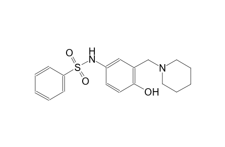 benzenesulfonamide, N-[4-hydroxy-3-(1-piperidinylmethyl)phenyl]-