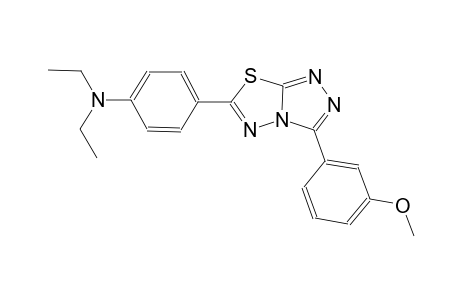 N,N-diethyl-4-[3-(3-methoxyphenyl)[1,2,4]triazolo[3,4-b][1,3,4]thiadiazol-6-yl]aniline